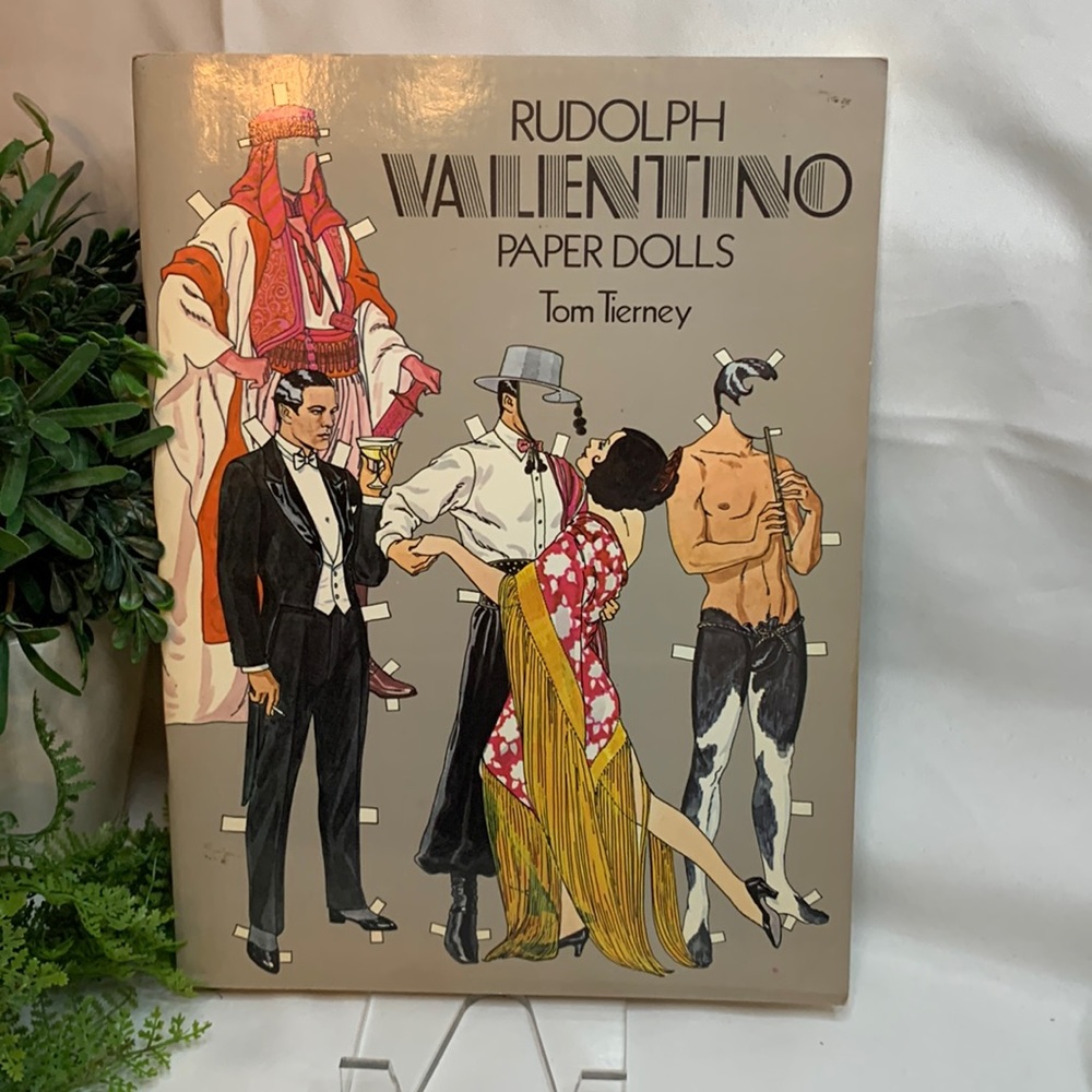 Vintage 1979 Rudolph Valentino paper dolls by Tom Tierney